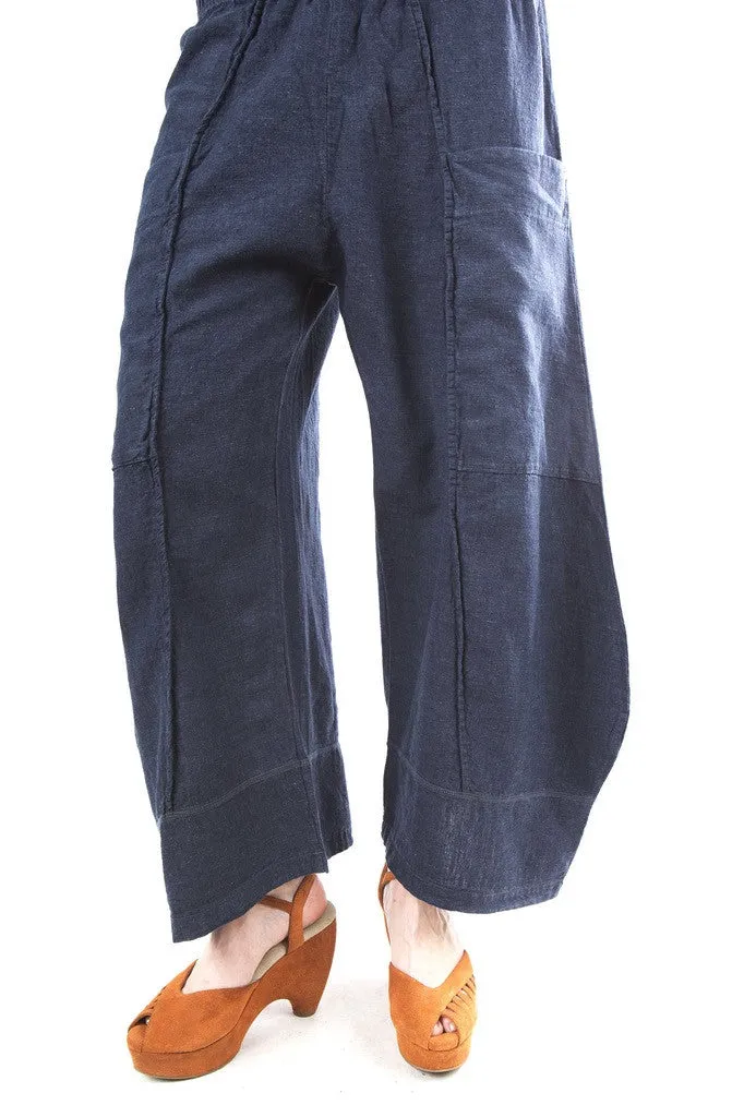 Hemp Denim Pinch Seam Pant Indigo-3264B