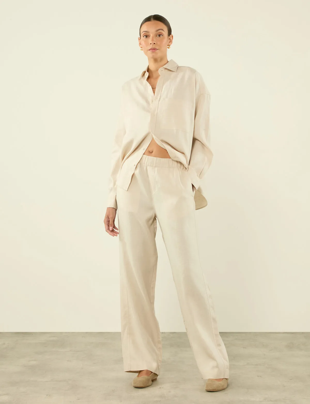 Hemp Palazzo Pants
