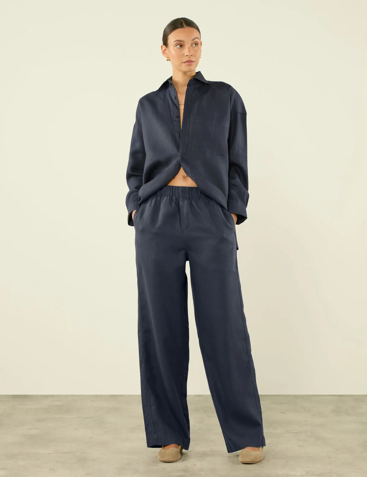 Hemp Palazzo Pants