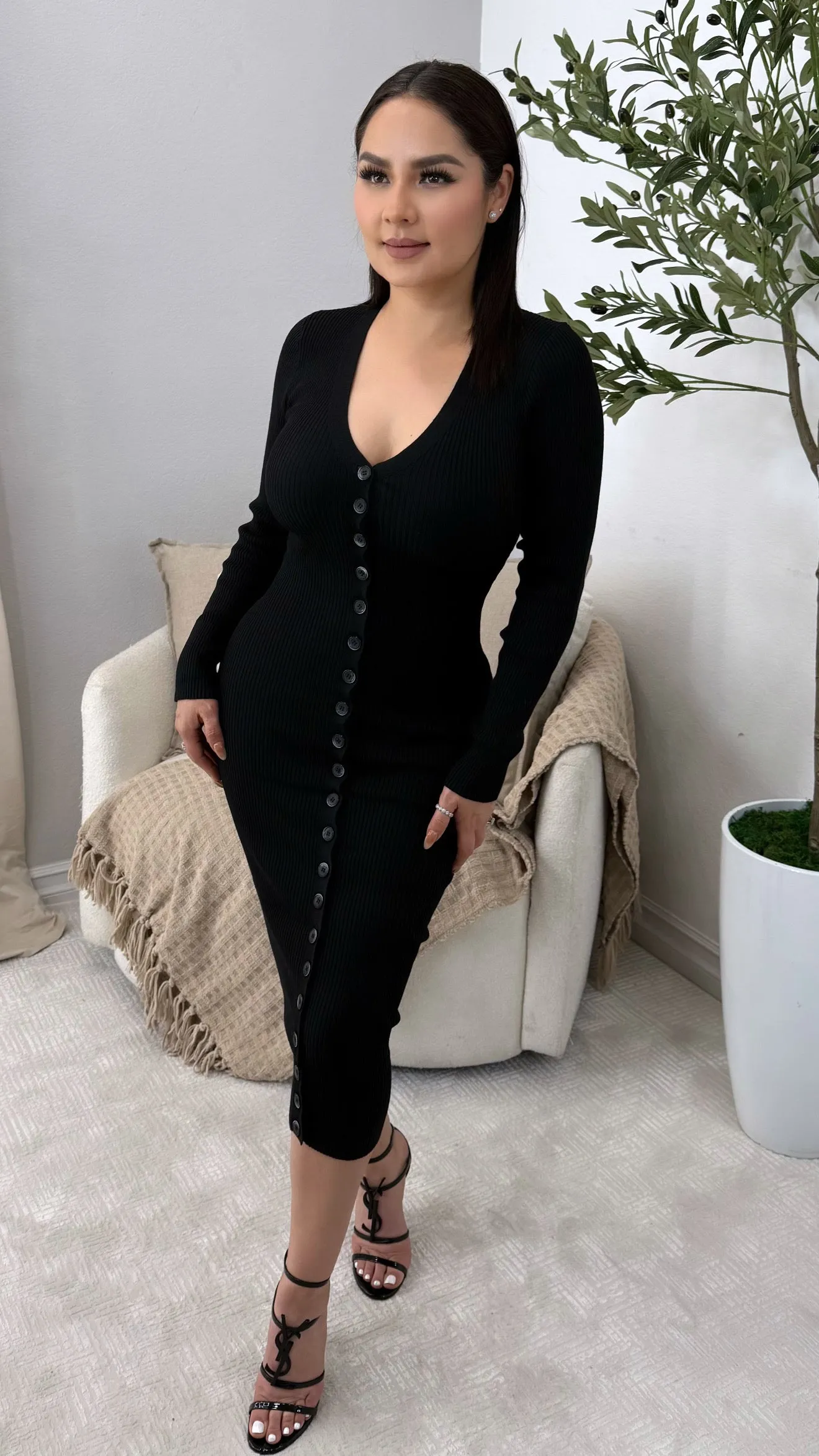 HILARY BLACK DRESS
