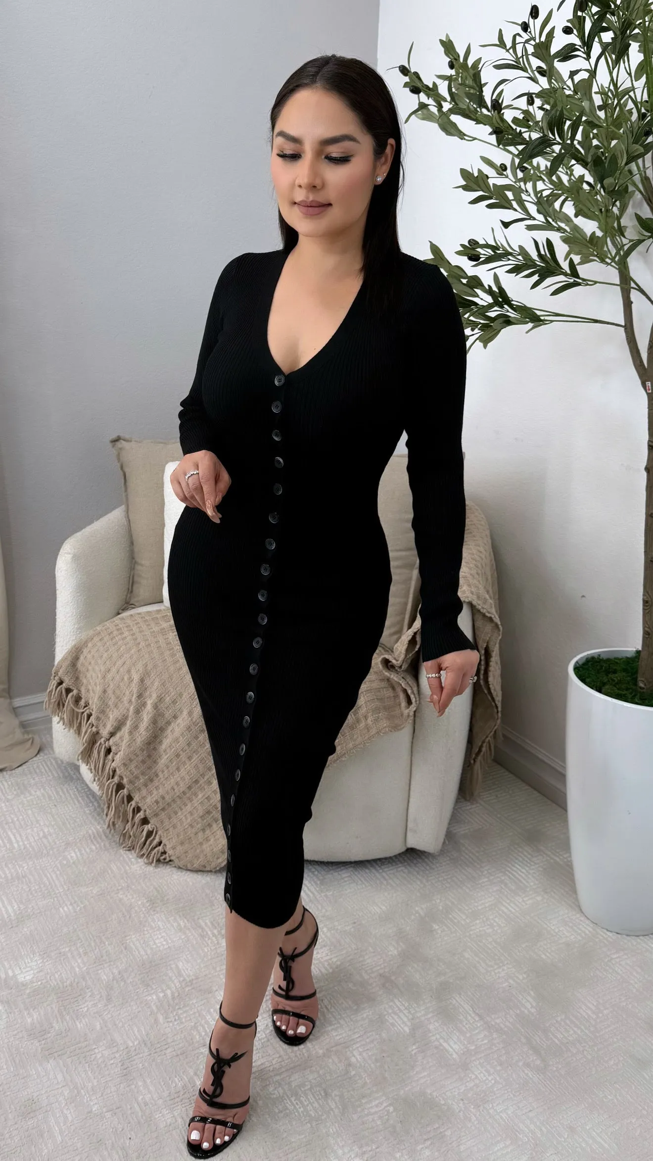 HILARY BLACK DRESS