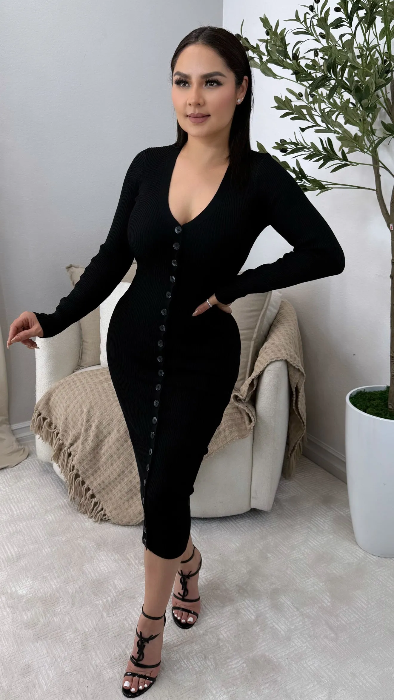HILARY BLACK DRESS