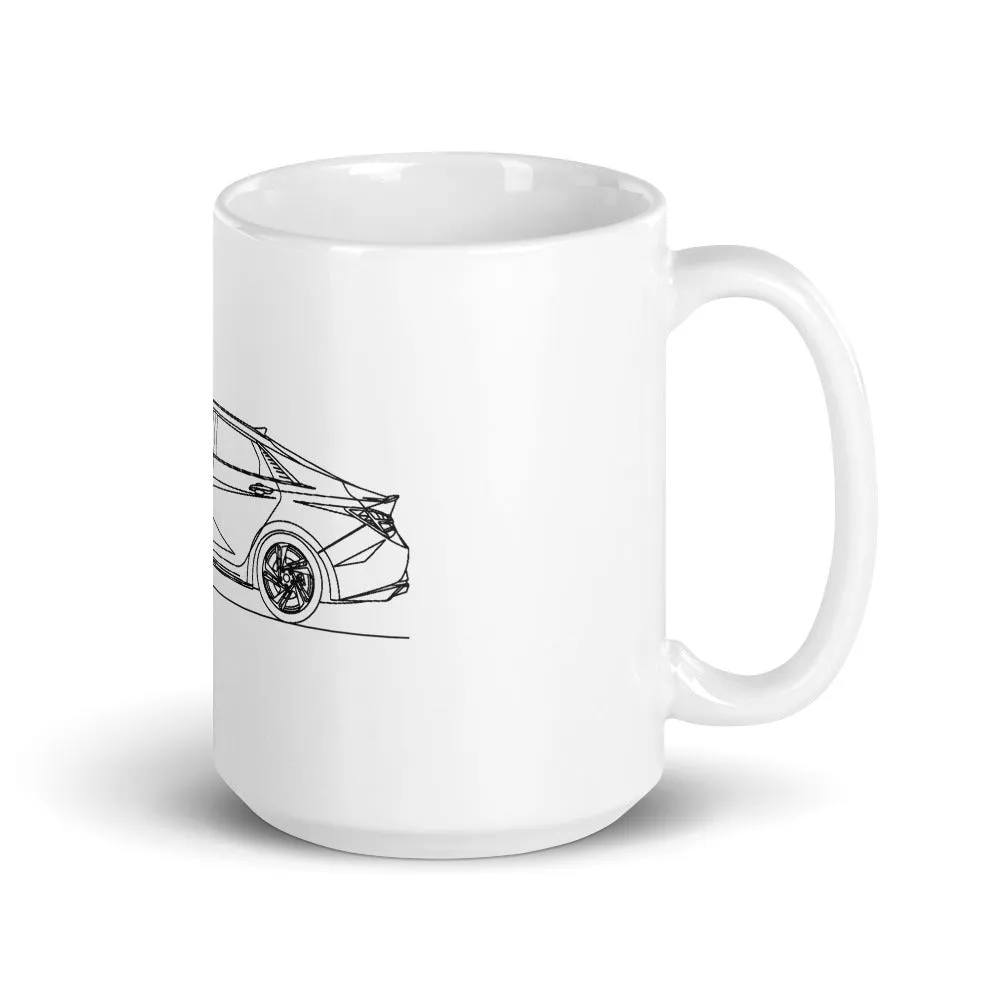 Hyundai Elantra CN7 N-Line Silhouette Mug