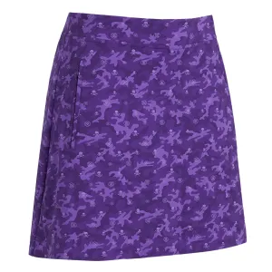 Icon Camo Silky Tech Nylon A-Line Skort Midsummer