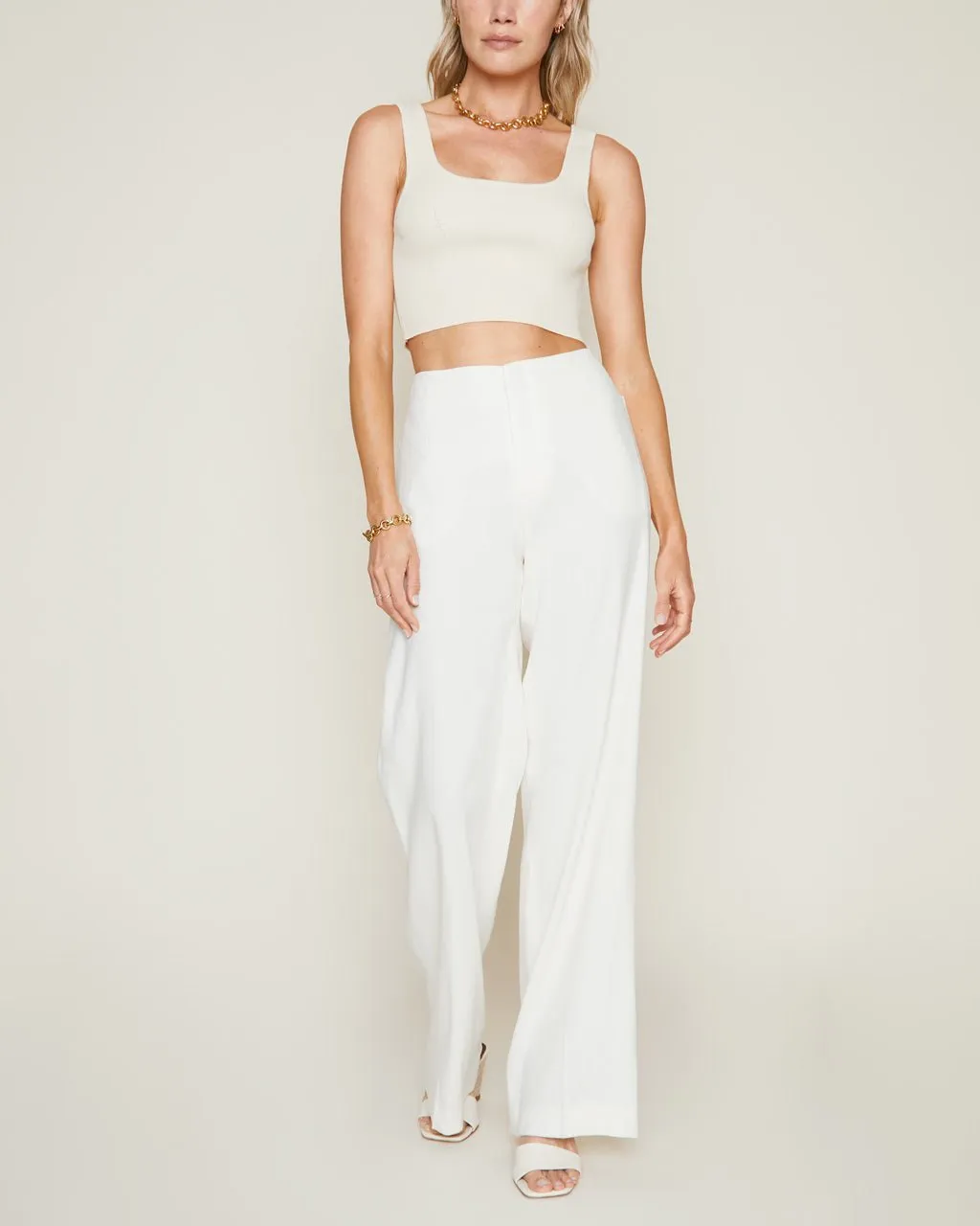 Ilia Crop in Cream