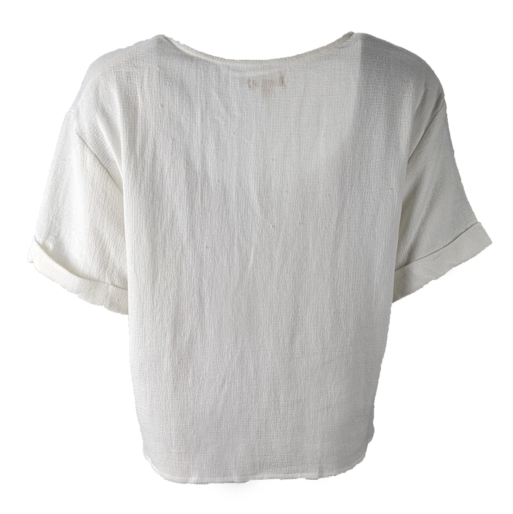 INSIGHT Women's White Fresh Prints Top NEW WITH TAGS
