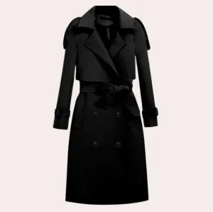 Ivana - elegant long trench coat for women