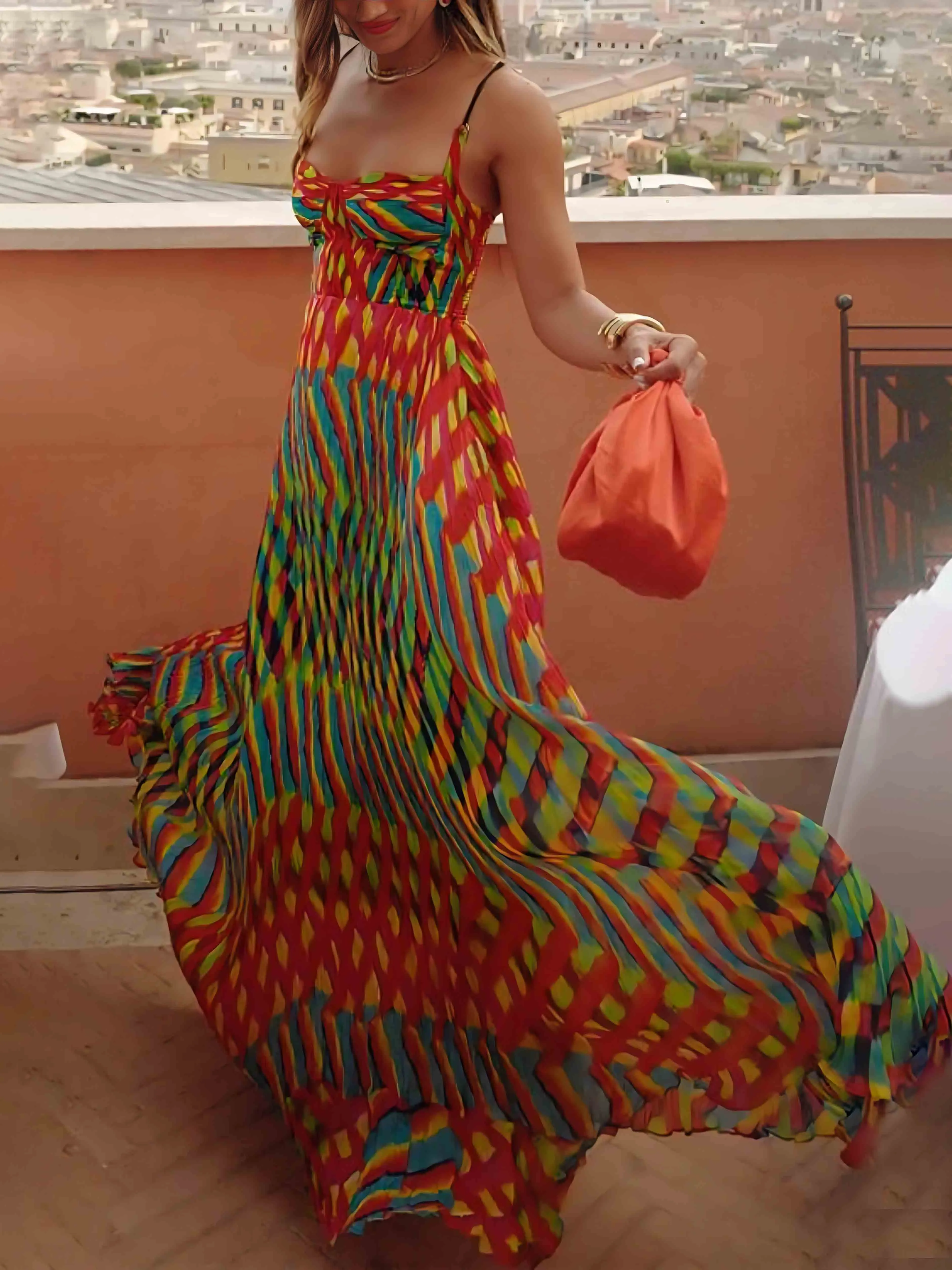 Jaime Elegant A-Line Maxi Dress