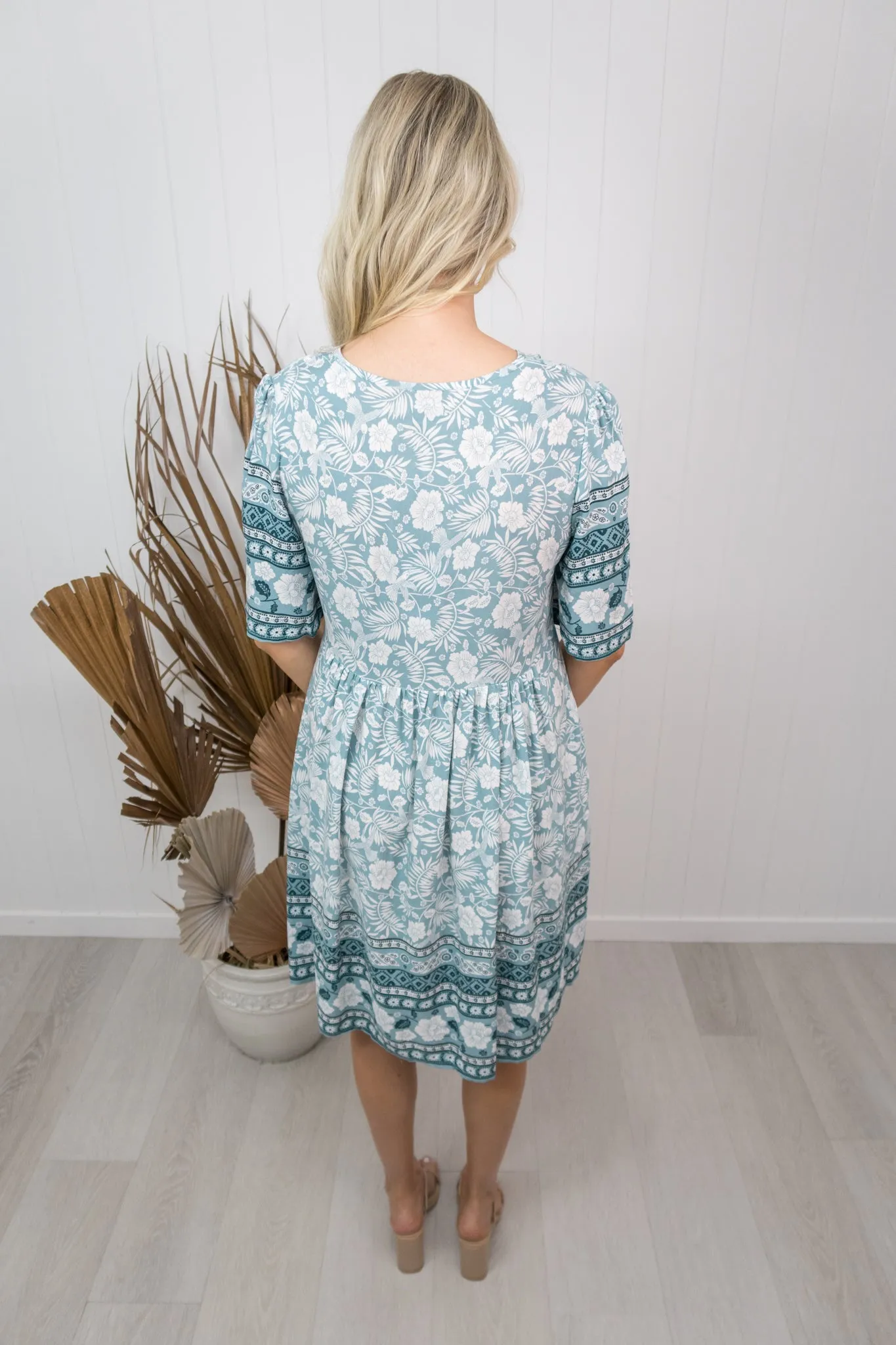 Joelene Dress -Teal