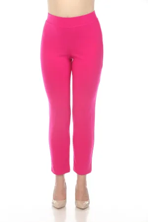 Joseph Ribkoff Back Slit Straight Leg Pull On Pants 143105S24