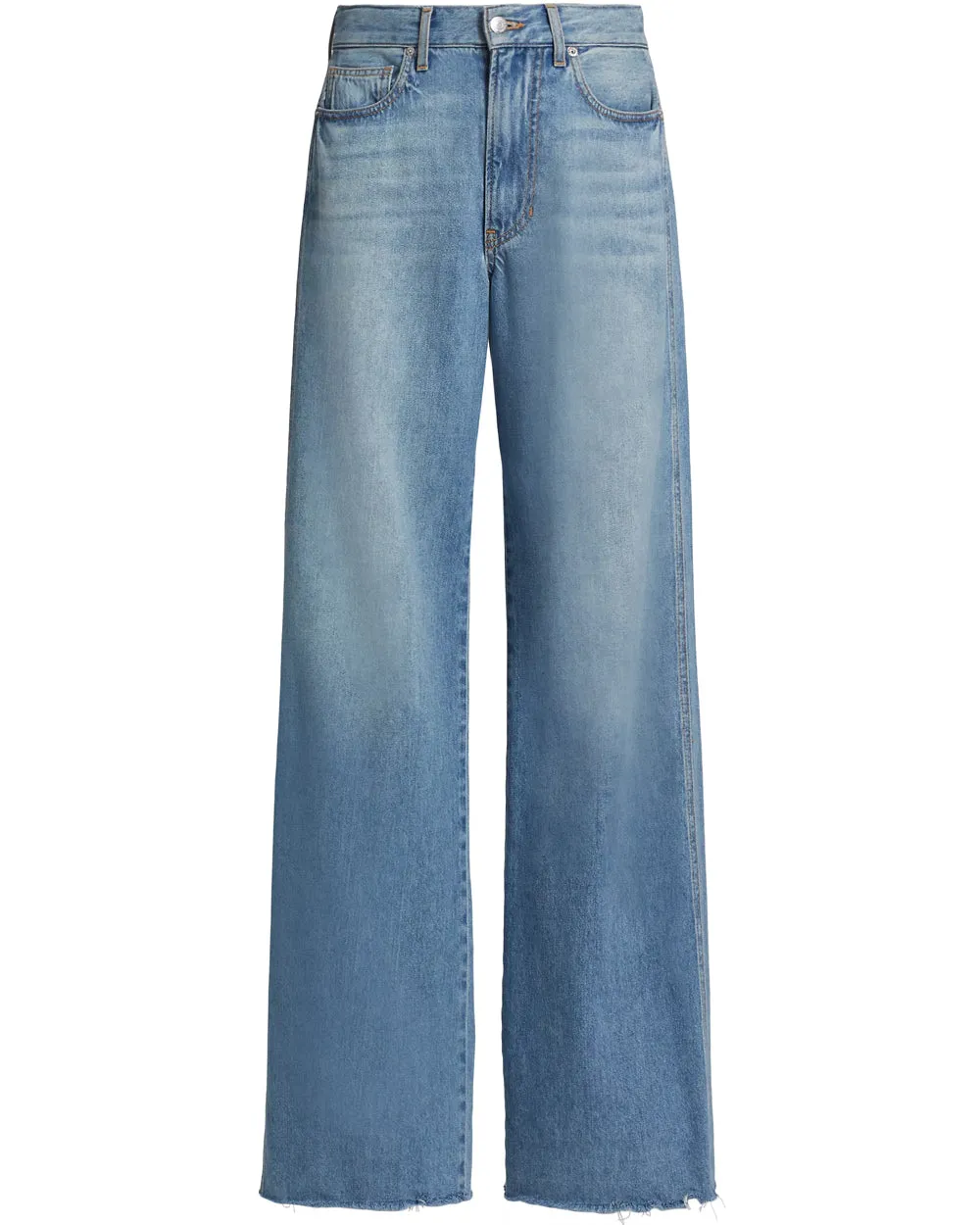 Kasey Mid Rise Wide Leg Jean in Dusted Glare