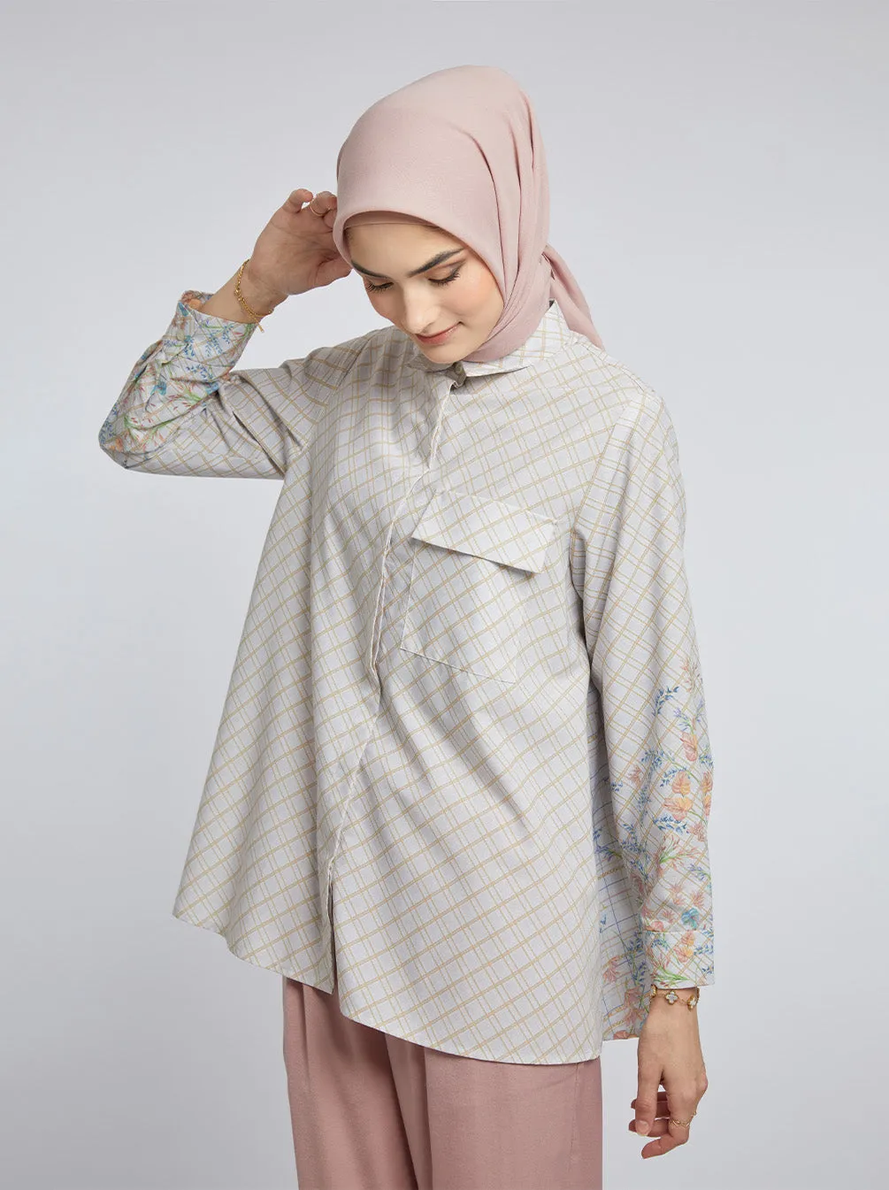 KIRA BOXY TOP CREME