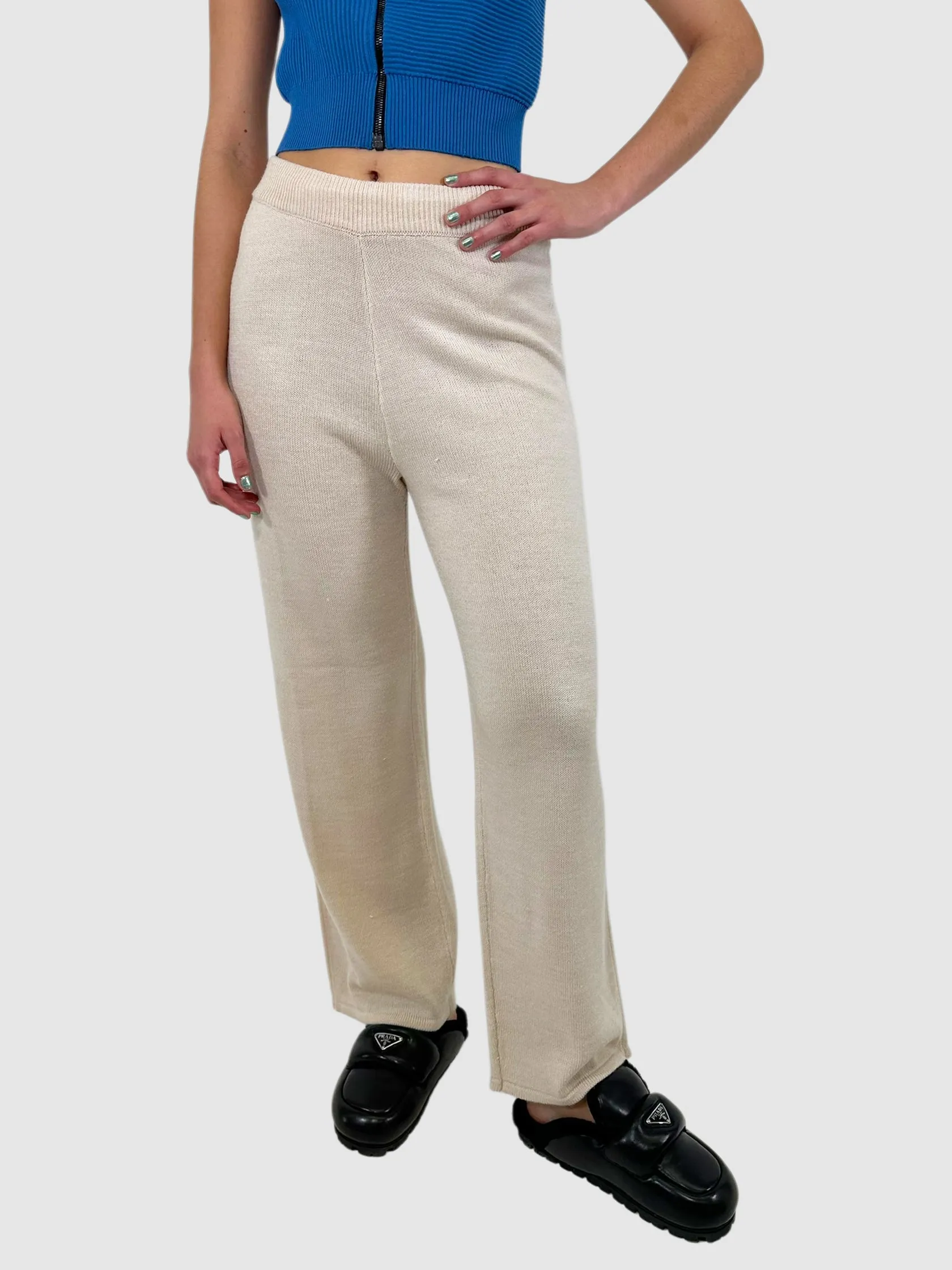 Knit Wide Leg Pants