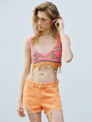 Knitted Cropped Tops