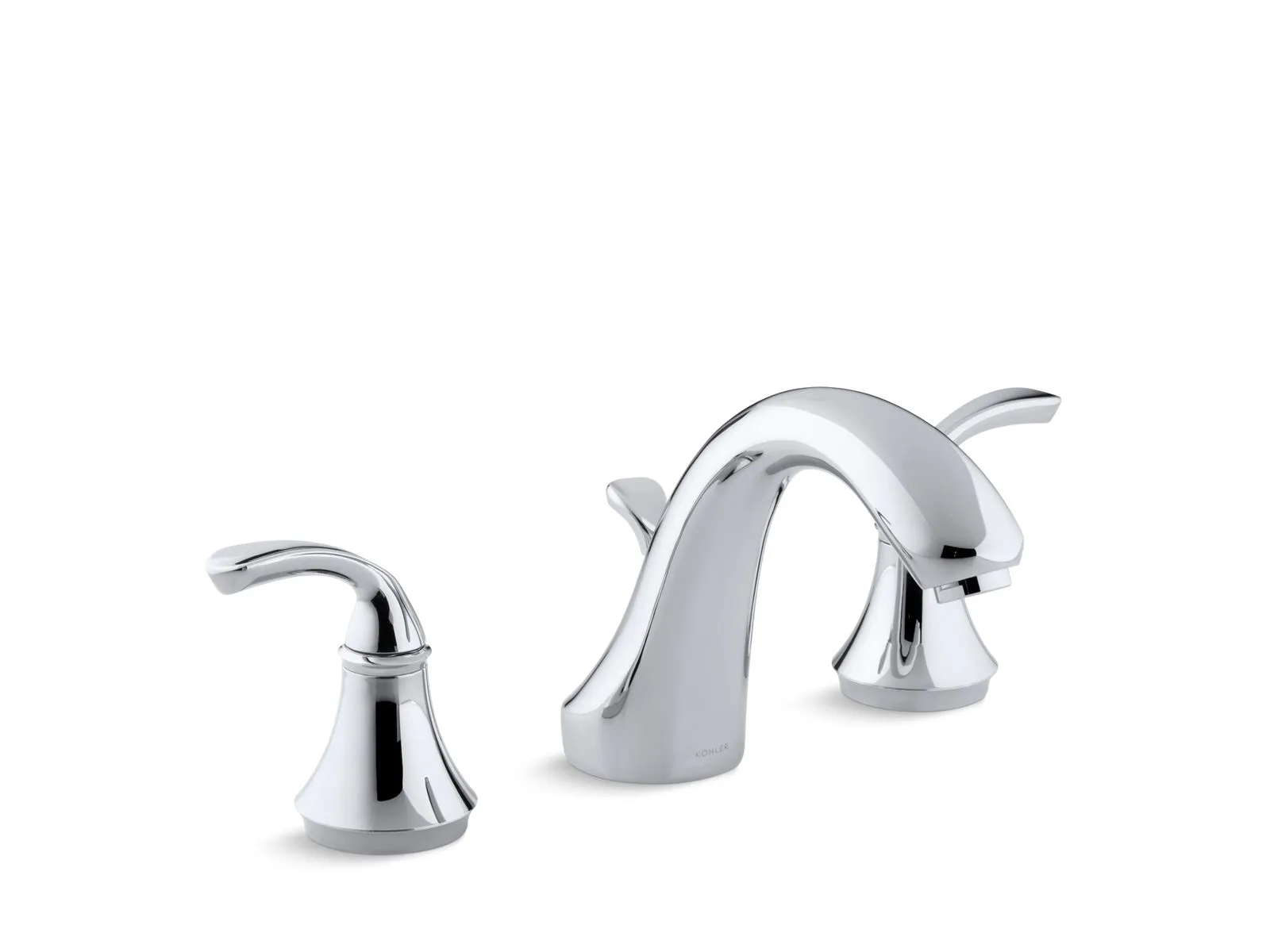KOHLER K-T10292-4 Forte Sculpted Deck-mount bath faucet trim with diverter