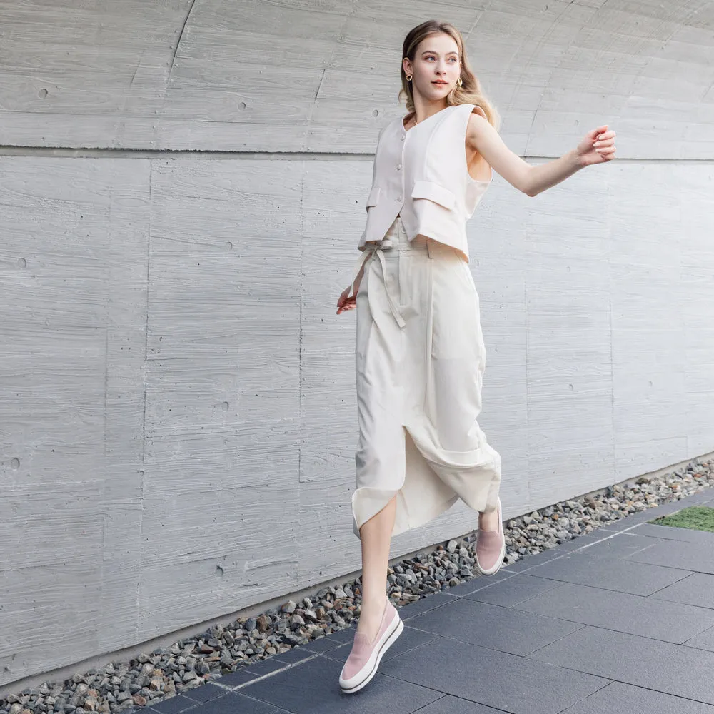 Koln Knit Slip-On Shoes (Rose)