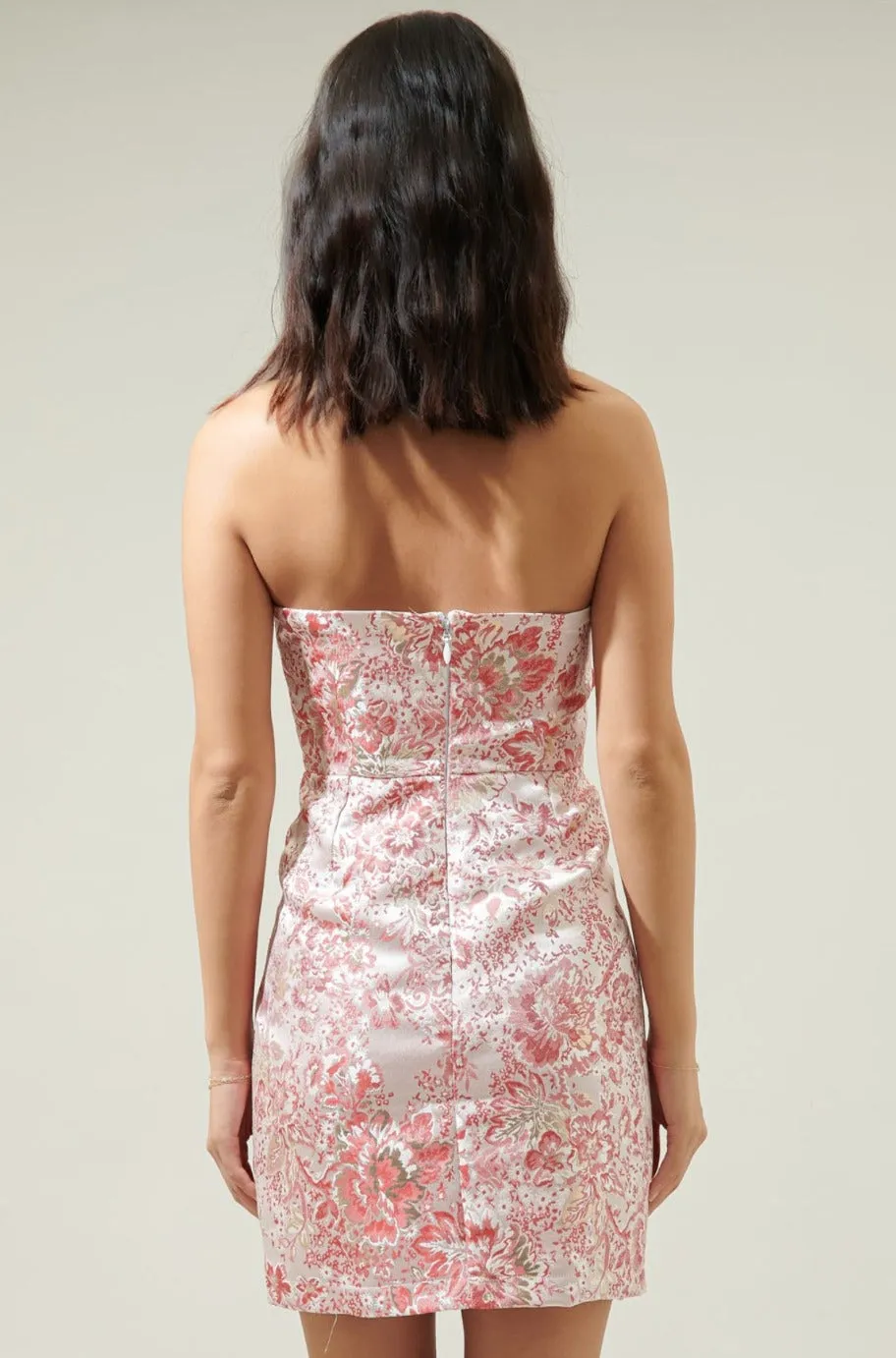 Kristal Jacquard Bow Dress