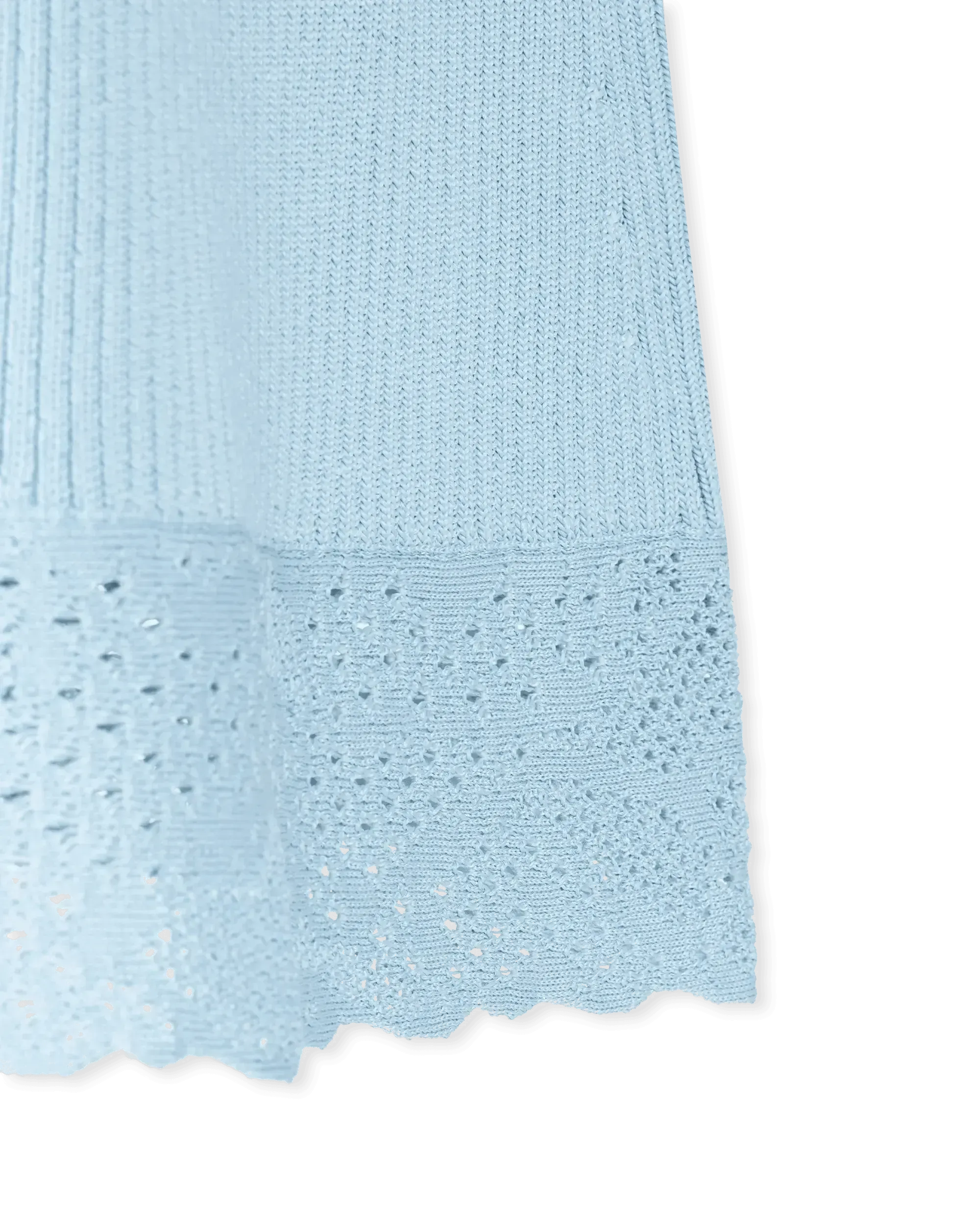 Lace Viscose Knit Slip Skirt