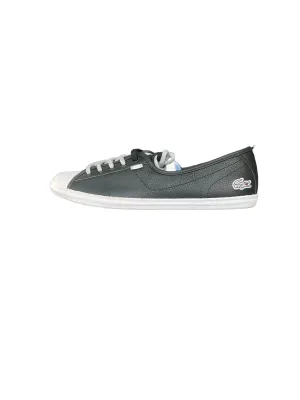 Lacoste Women's Ziane HTB SPW Black Leather Slip Ons