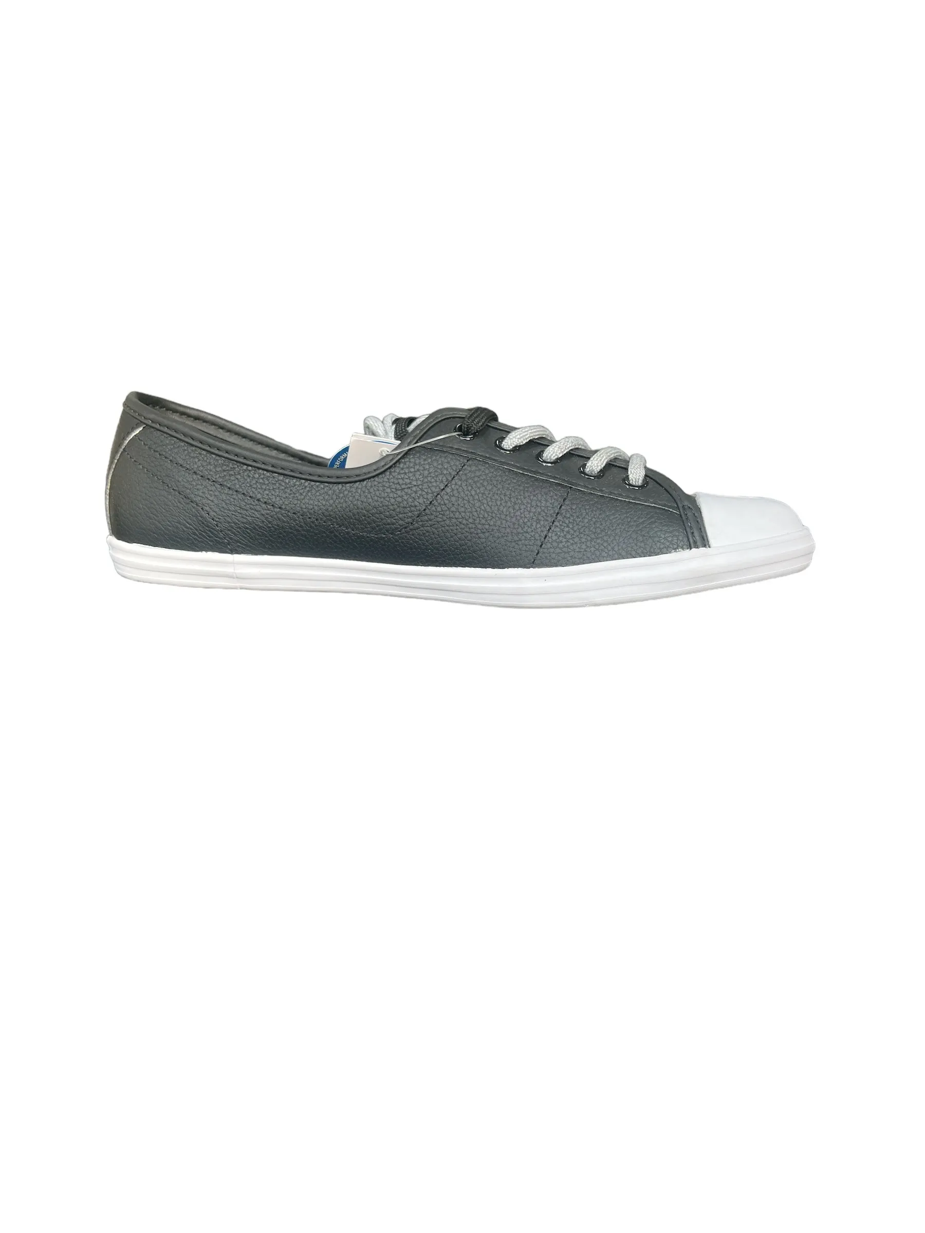 Lacoste Women's Ziane HTB SPW Black Leather Slip Ons