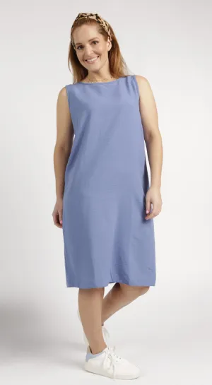 Ladies Shift Dress - Blue