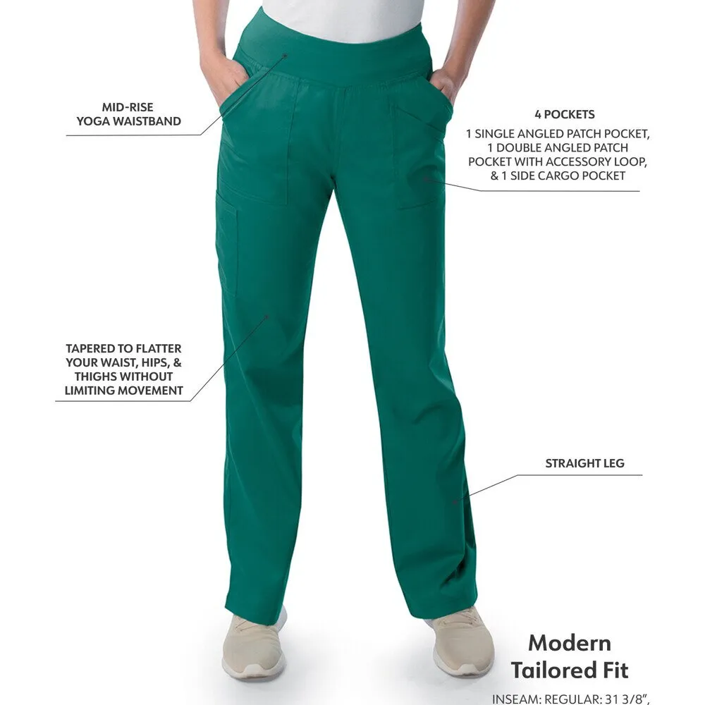 Landau Proflex Women's Straight-Leg Yoga Pants   4 Pockets - HUNTER / Sizes XXS - 5XL