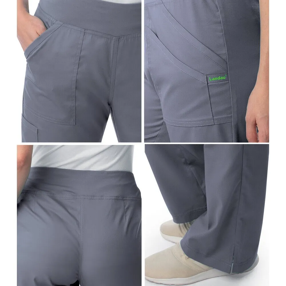 Landau Proflex Women's Straight-Leg Yoga Pants   4 Pockets - HUNTER / Sizes XXS - 5XL