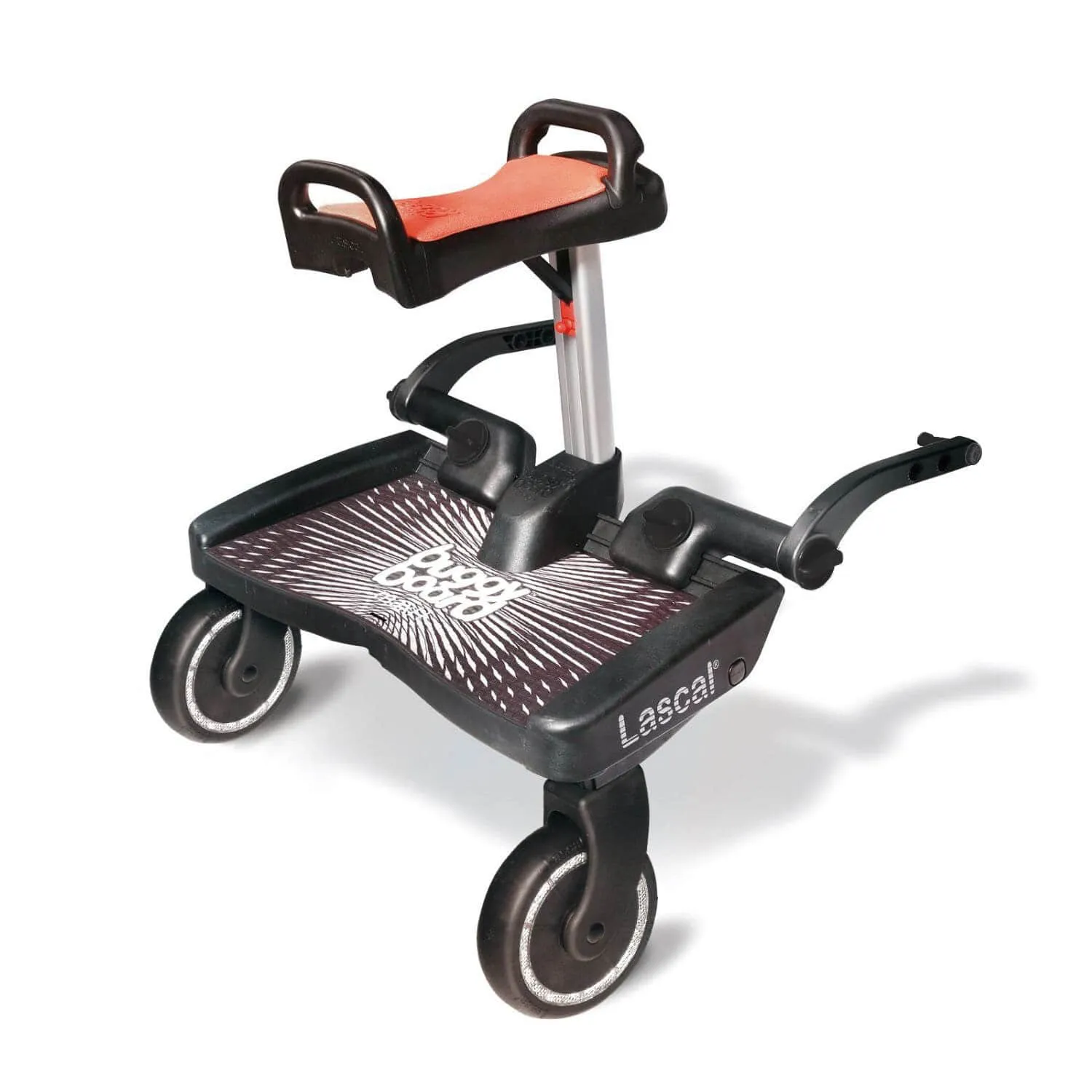 Lascal BuggyBoard Maxi Plus - Black / Red Seat