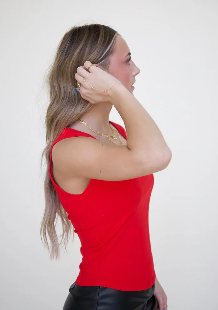 Lauri Tank in Red
