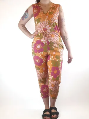 Lazybones colourful sleeveless jumpsuit size L (best fits size 12)