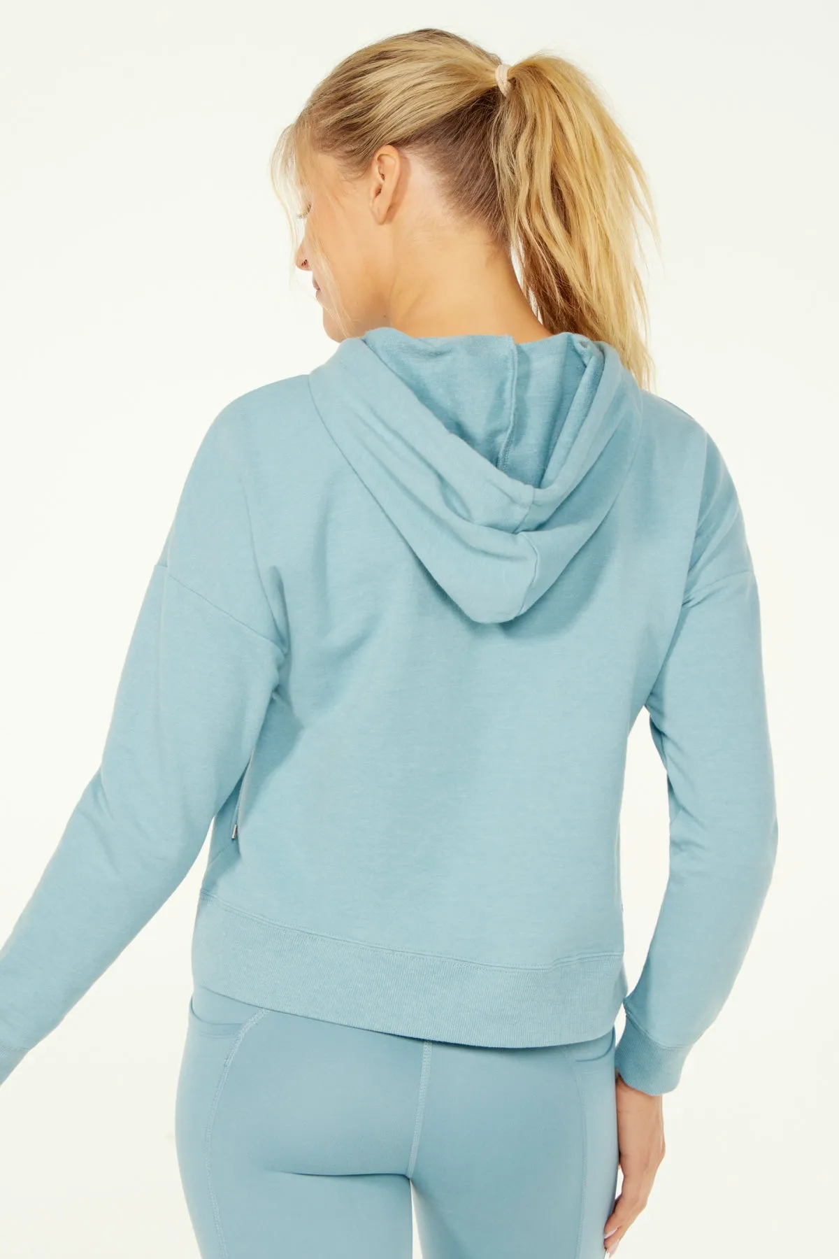 Leah Hoodie (H. Smoke Blue)