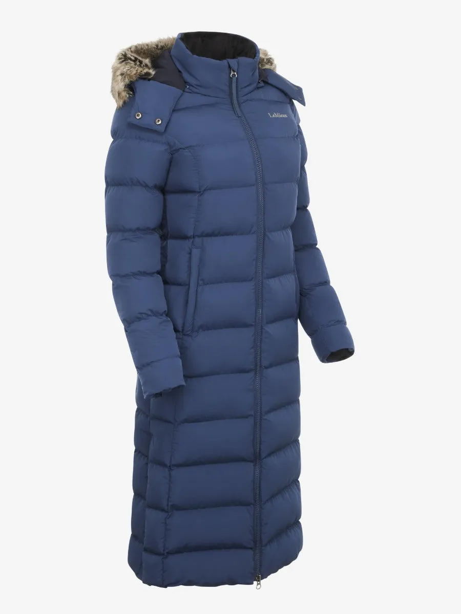 LeMieux Atlantic Blue Harper Longline Puffer Coat - UK 6