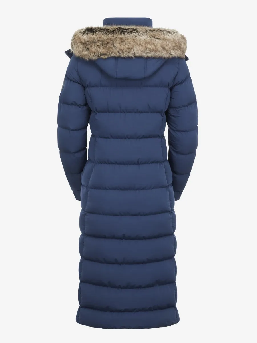 LeMieux Atlantic Blue Harper Longline Puffer Coat - UK 6