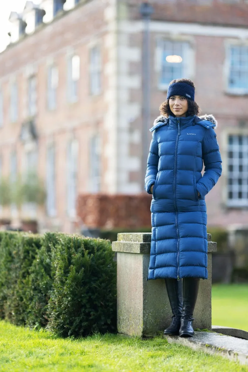 LeMieux Atlantic Blue Harper Longline Puffer Coat - UK 6