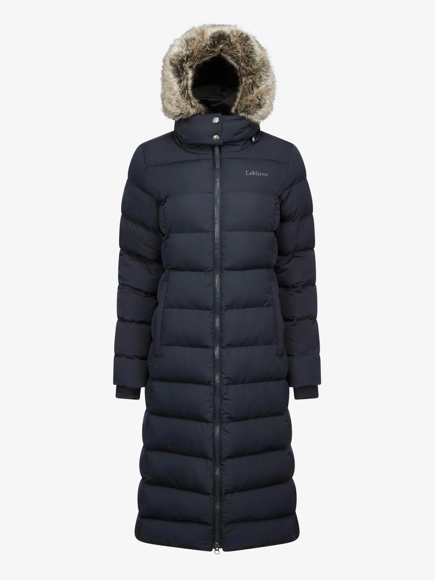 LeMieux Navy Harper Longline Puffer Coat