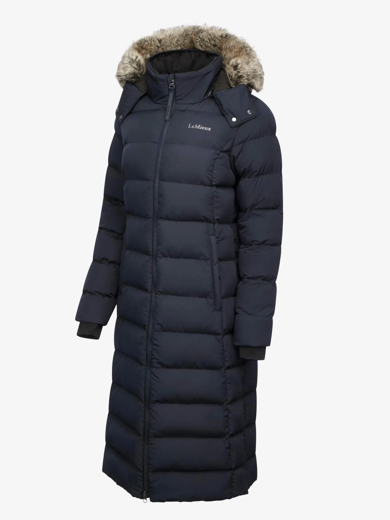 LeMieux Navy Harper Longline Puffer Coat