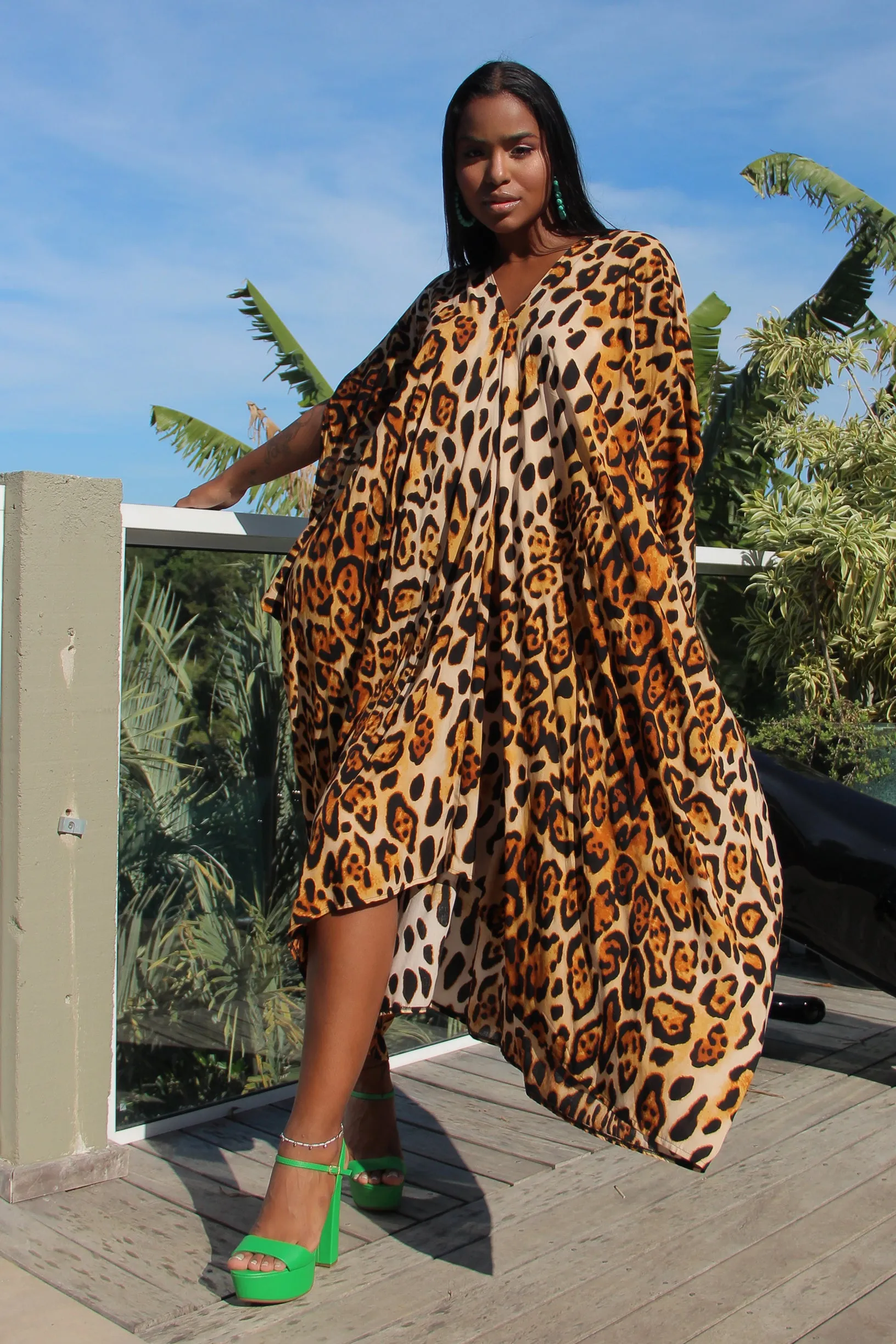 Leopard Moon Dress