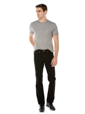 Levi's - 516 Straight Fit Jeans - Black Rinse
