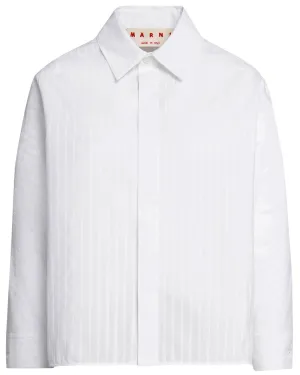 Lily White Three Quarter Sleeve Button Down Shirt