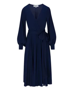 LilyPad Midi Dress - Navy