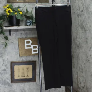 Loft by Ann Taylor Womens Original Petite Straight Leg Dress Pants Black 2P