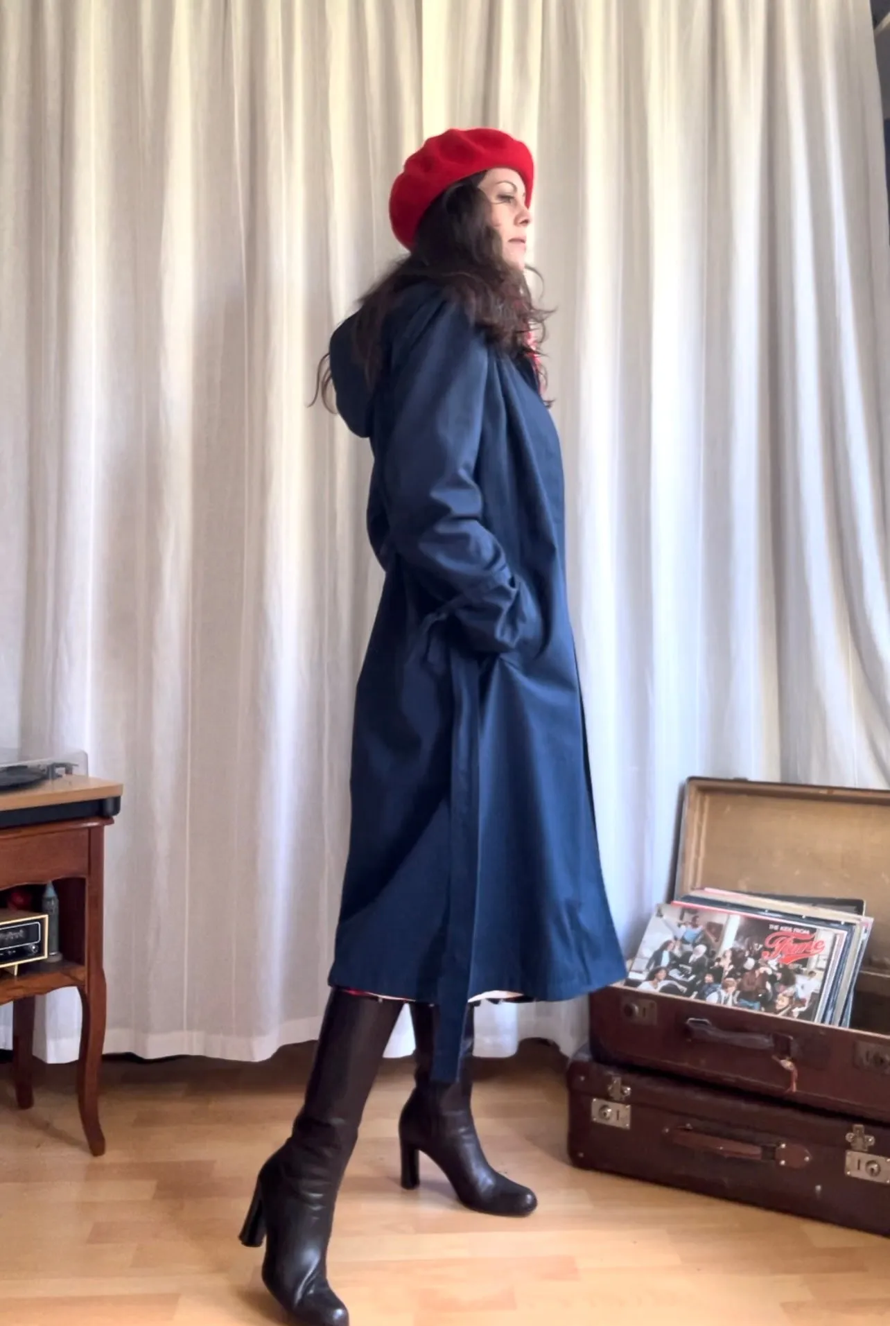 London Fog belted trench coat