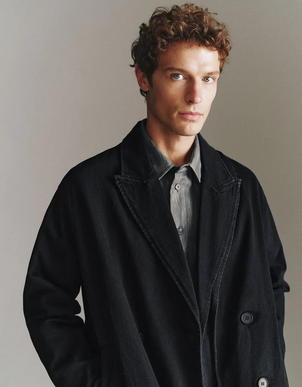 Longline Denim Coat