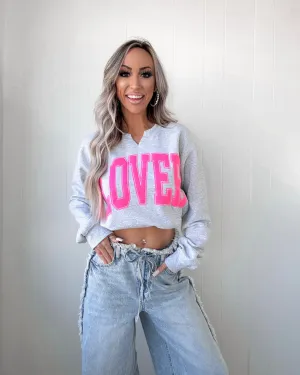 Lover Girl Sweatshirt - Grey