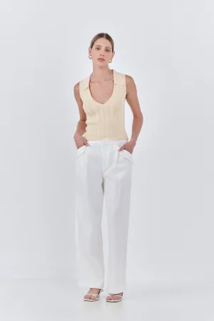 Low Rise Pocket Trousers