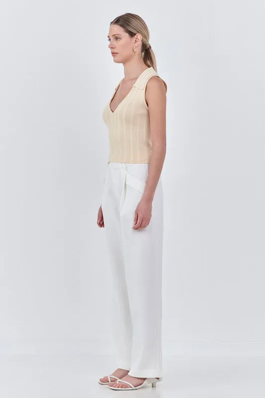 Low Rise Pocket Trousers