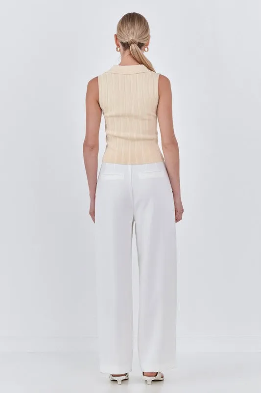Low Rise Pocket Trousers