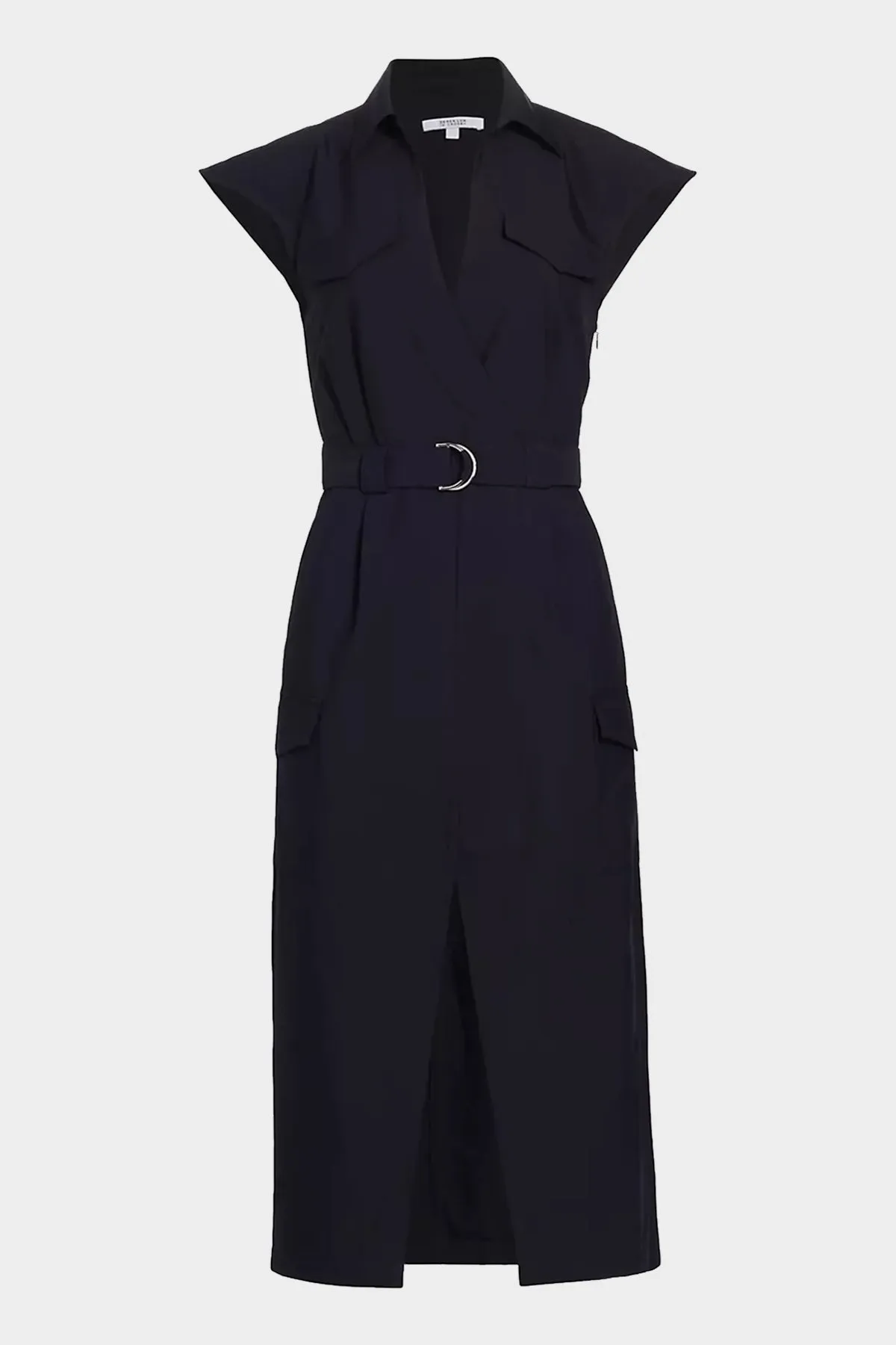 Lucy Utility Shirtdress in Midnight