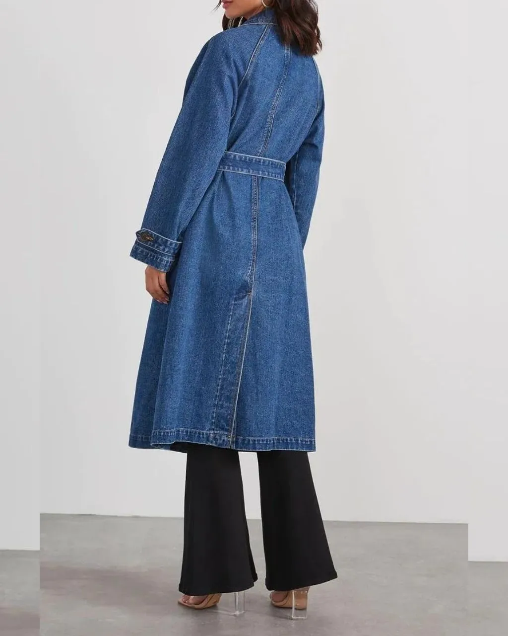 LUX DENIM TRENCH-PRE ORDER
