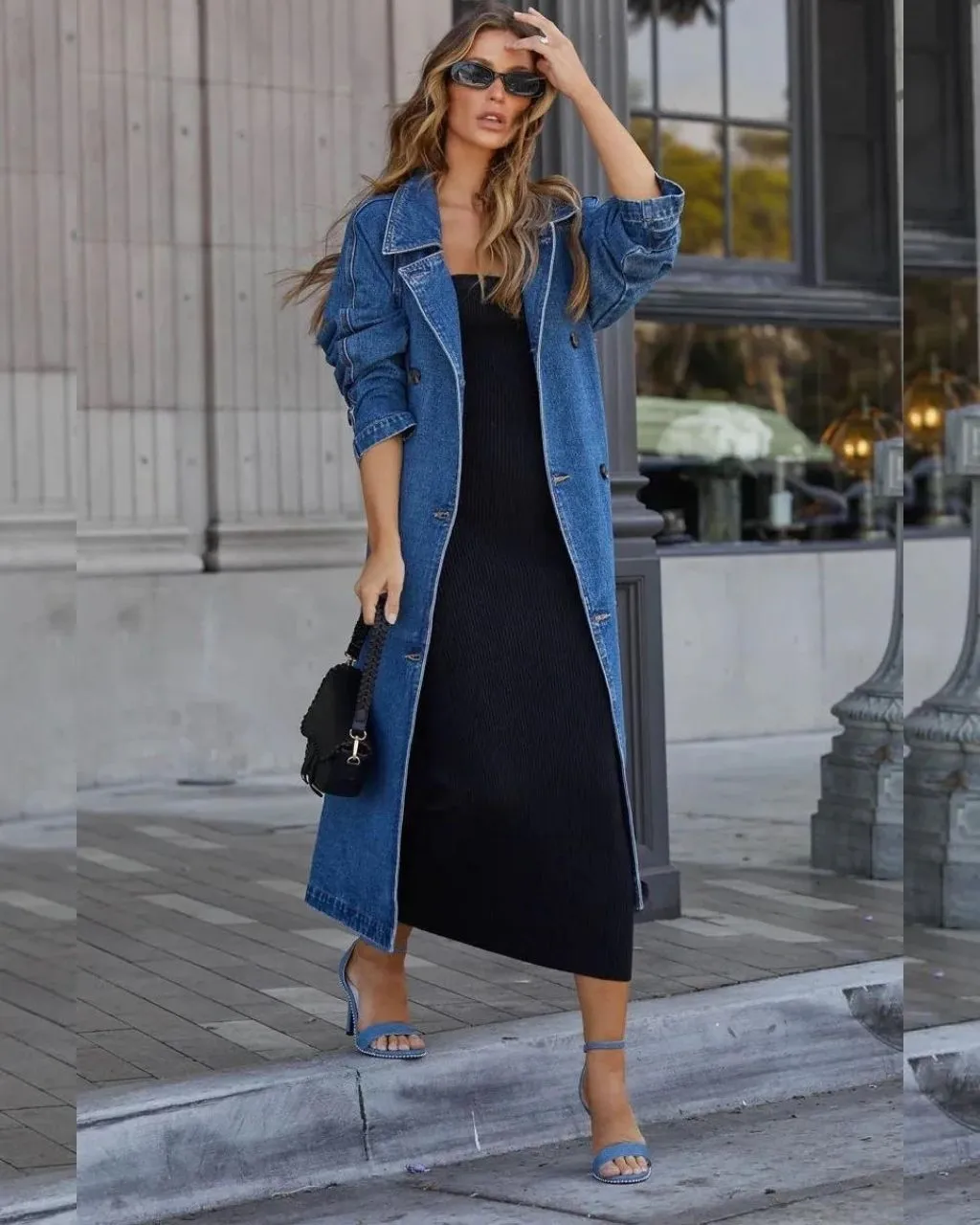 LUX DENIM TRENCH-PRE ORDER